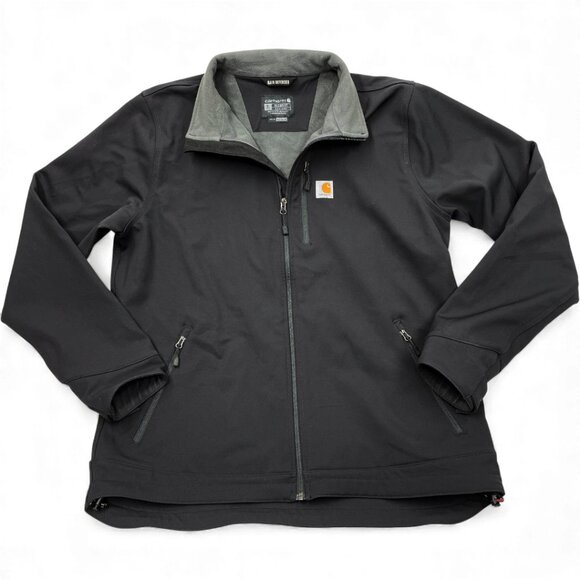 Carhartt Crowley Soft Shell Fleece Lined Rain Defender Jacket Men's XLT XL Tall - Picture 1 of 12